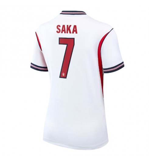 Anglie Bukayo Saka #7 Domácí Dres pro Dámské MS 2026 Krátký Rukáv Anglie Bukayo Saka #7 Domácí Dres pro Dámské MS 2026 Krátký Rukáv